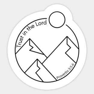 LDS Youth Theme 2022 Trust in the Lord T-Shirt Sticker